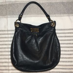 Marc Jacobs Classic Q-Hillier Hobo Bag Blk w Gold
